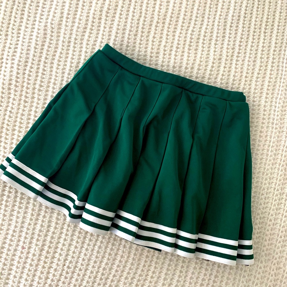 SOLD Authentic cheer skirt in forest green
